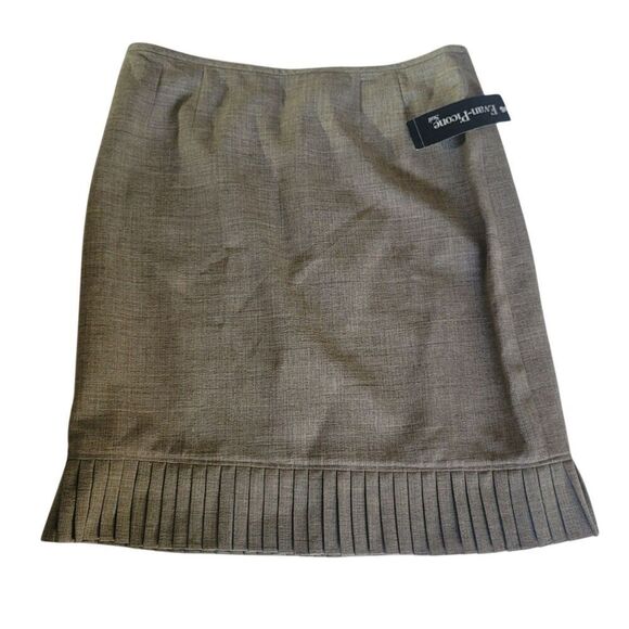 Evan-Picone Vintage Tan Taupe Blazer & Skirt Suit 10 - Picture 8 of 12